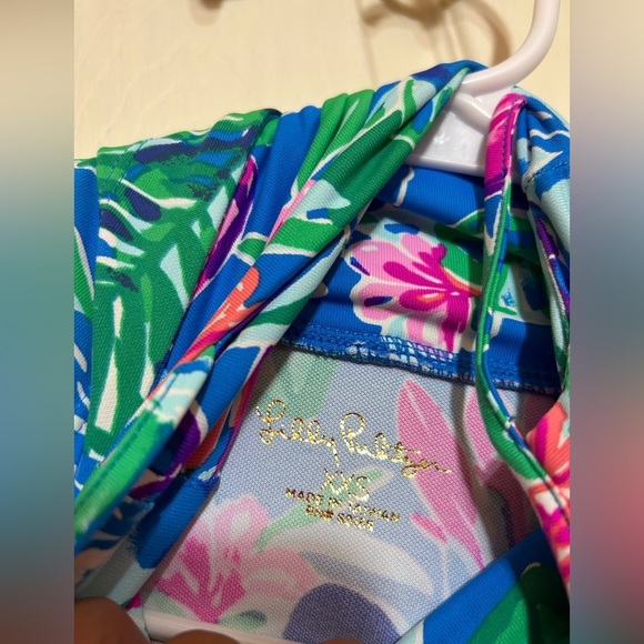 Lilly pulitzer UPF 50+ ChillyLilly Lilblock popover Hooded Face Mask xxs - Picture 8 of 11